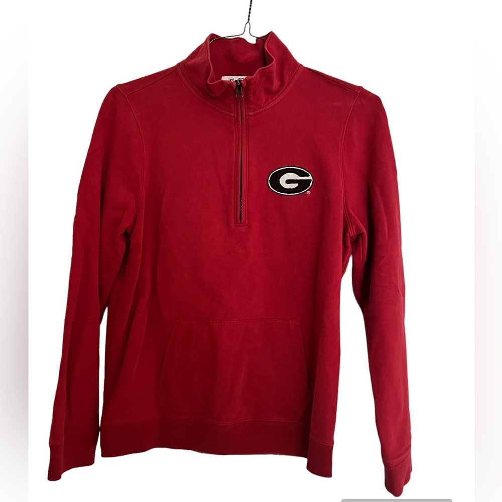 47 Brand Vintage 1/4 Zip Georgia Sweatshirt